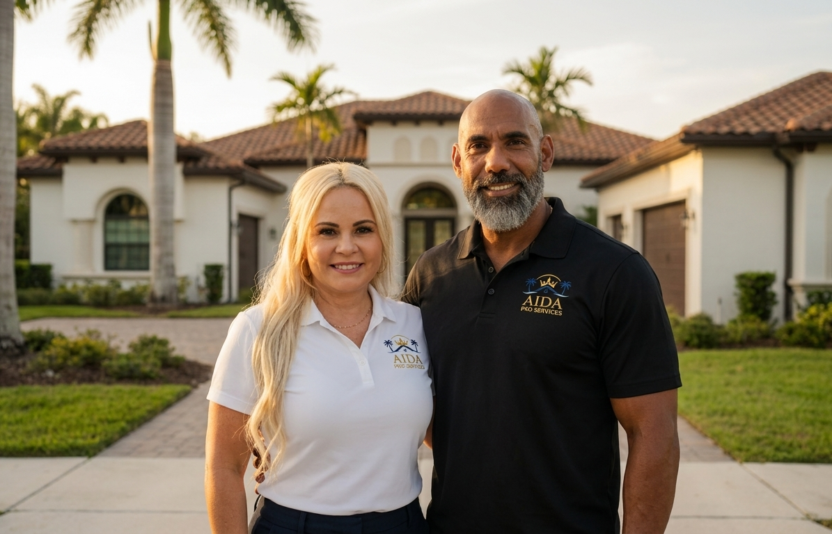 Juan Carlos Courtois and Aida Rohena · Owners of AIDA Pro Services